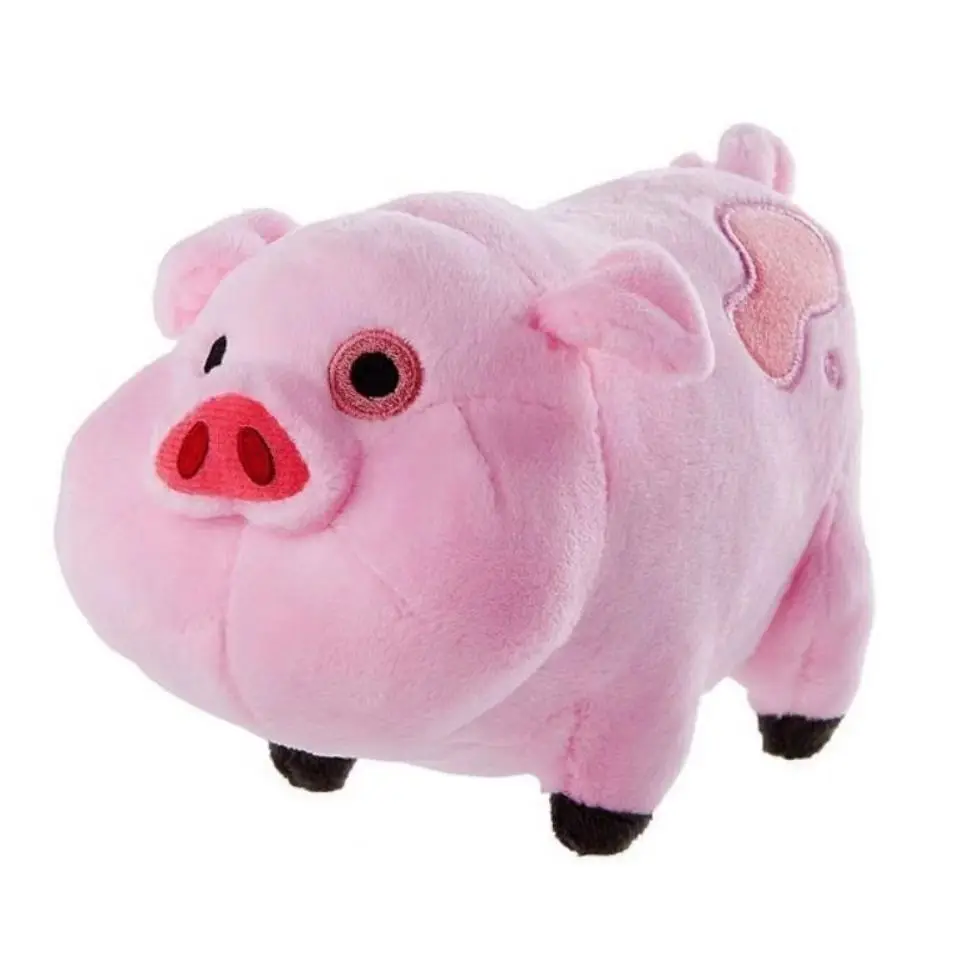

New Gravity Falls Pink Piglet Waddles Plush Toys Old Fifteen-poundy Dolls Kids Toys House Decorations Pig Plushies Holiday Gifts