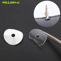 20pcslot risk mountain road bike bicycle air nozzle valve core gasket sticker tube tire fixed paster for presta valve ra121