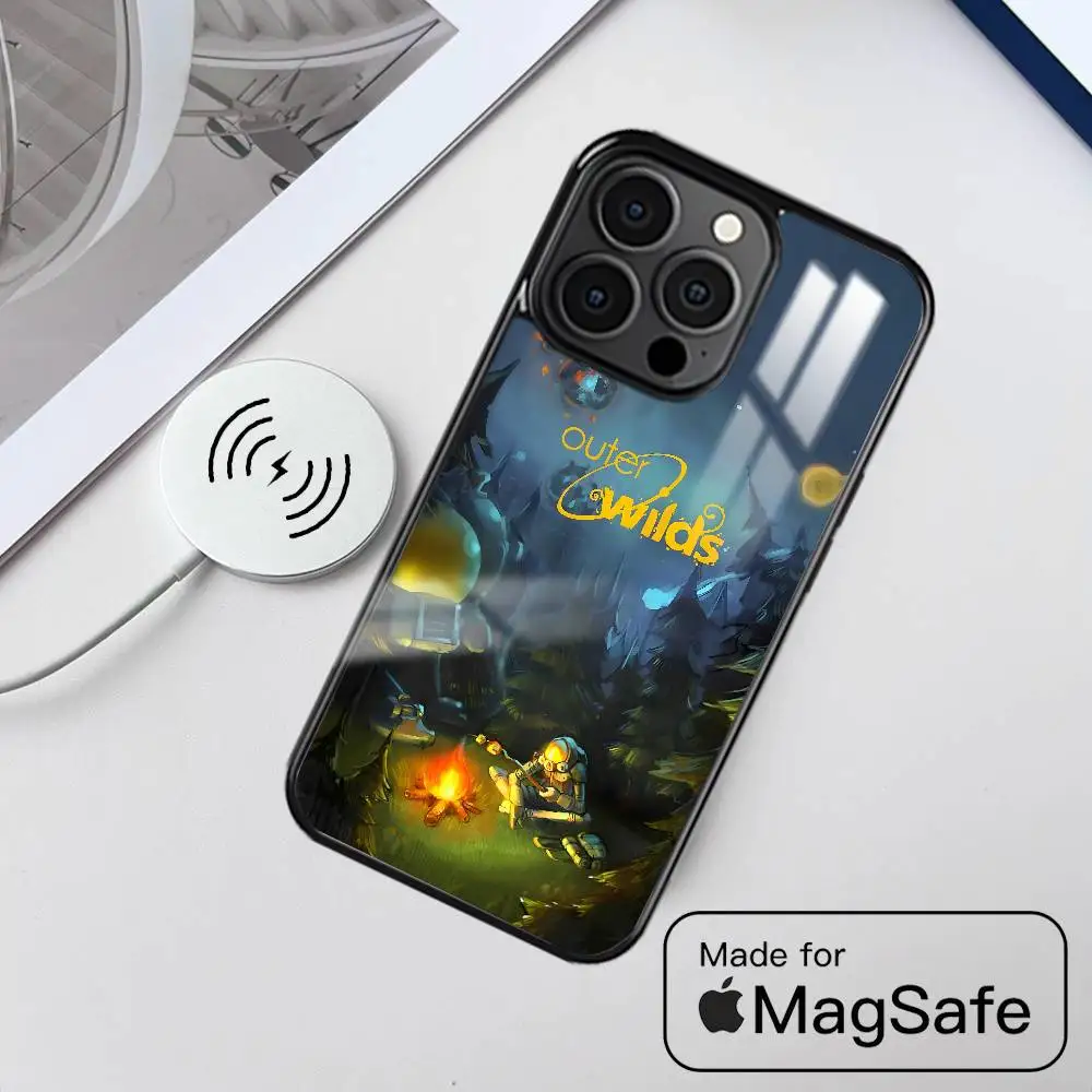 Чехол для телефона O-Outer Wilds MagSafe Magnetic для iPhone 16, 15, 14, 13, 12, 11 Pro Plus Max Mini, беспроводное зарядное устройство Funda (art.: 3920d1e268464) - 3920d1e268464