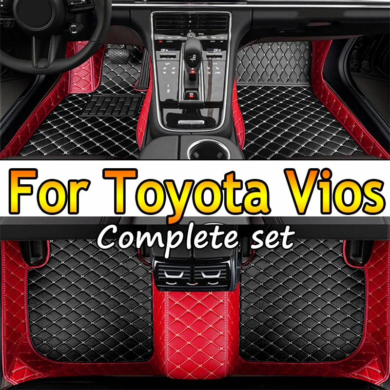 

Car Mats For Toyota Vios Belta Yaris Sedan Limo XP90 2008~2012 Auto Carpet Rugs Leather Mat Waterproof Floor Pad Car Accessories