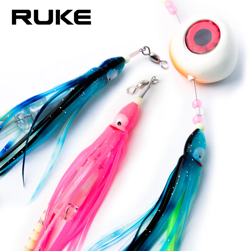 Фото Рыболовный крючок Ruke Tianya, светящиеся джиги 150/180/250/300 г, светящиеся со светодиодной подсветкой, высокоуглеродистая сталь для морской и соленой воды, пресной воды №1