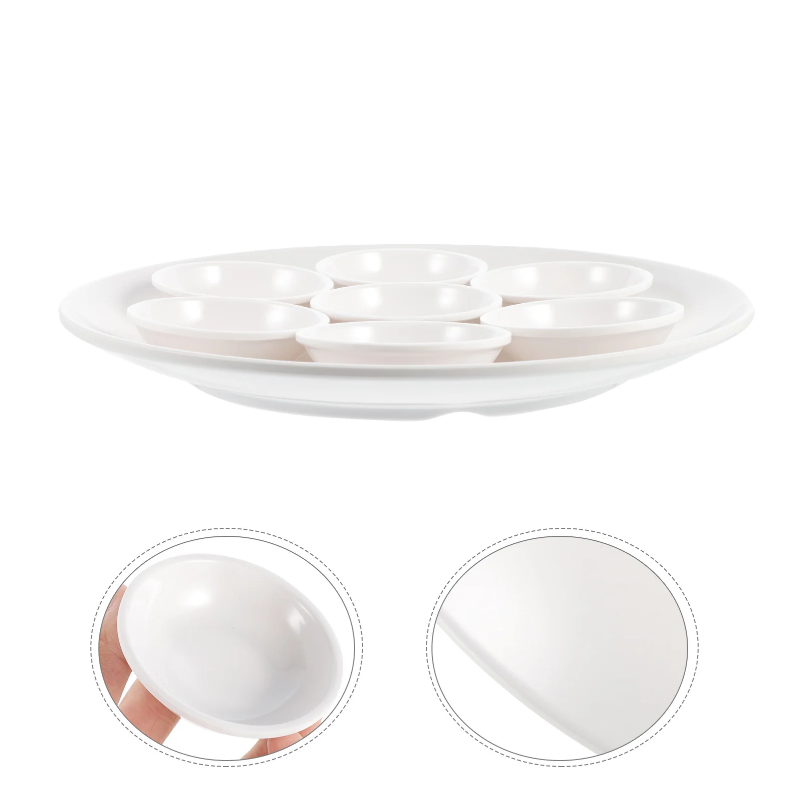 

1 Set Convenient Multipurpose Practical Durable Melamine Plates Meat Plates