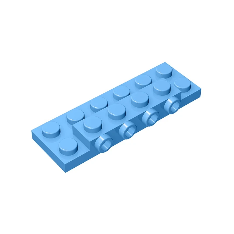 Пластина для детских игрушек gobrick Модифицированная 2x6x2/3 с 4 шпильками на боковой