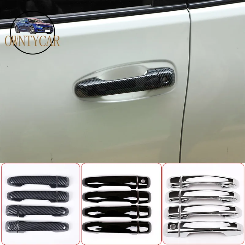 

For Toyota Land Cruiser Prado FJ150 150 2010-2019 ABS Car Exterior Handle Cover Door Handle Protection Cover Car Accessories