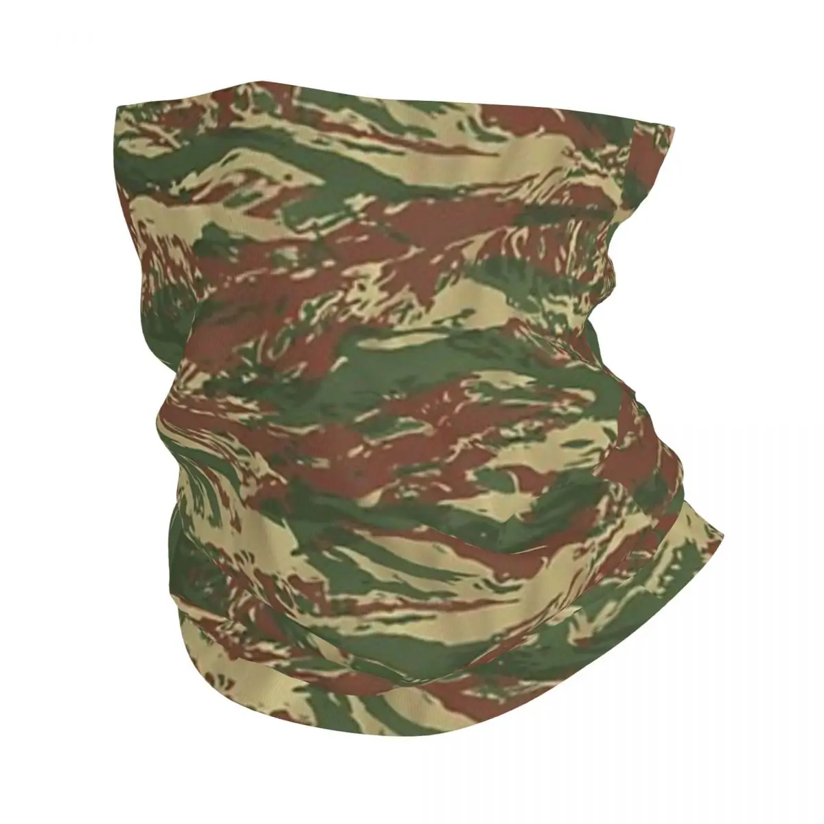 

Tiger Stripe Camouflage Bandana Neck Gaiter Printed Mask Scarf Military Camo Warm Cycling Scarf Riding Unisex Adult Winter
