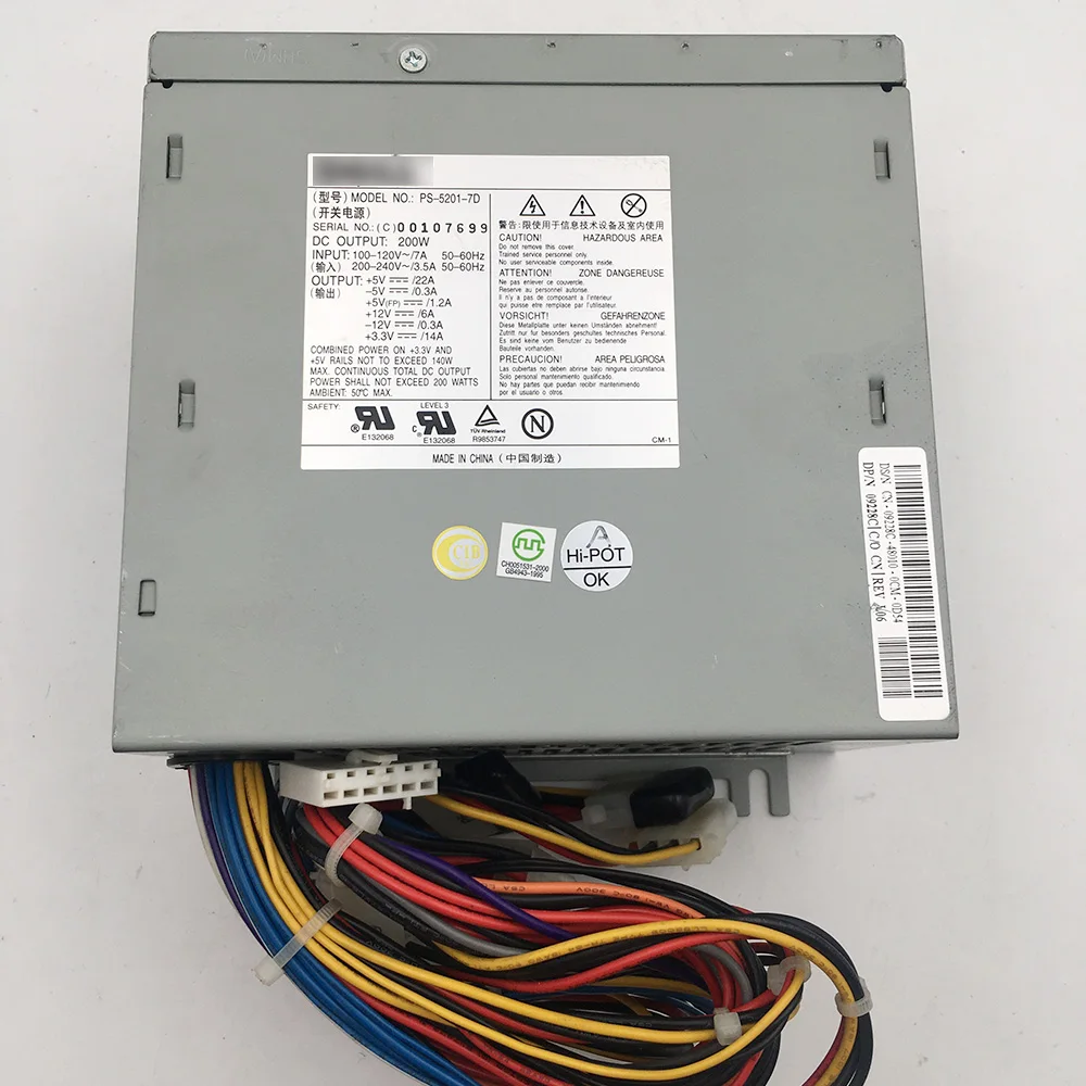 Блок питания для GX100 GX110 GX200 MT PS-5201-7D NPS-200PB-73 200 Вт идеальный тест перед отправкой