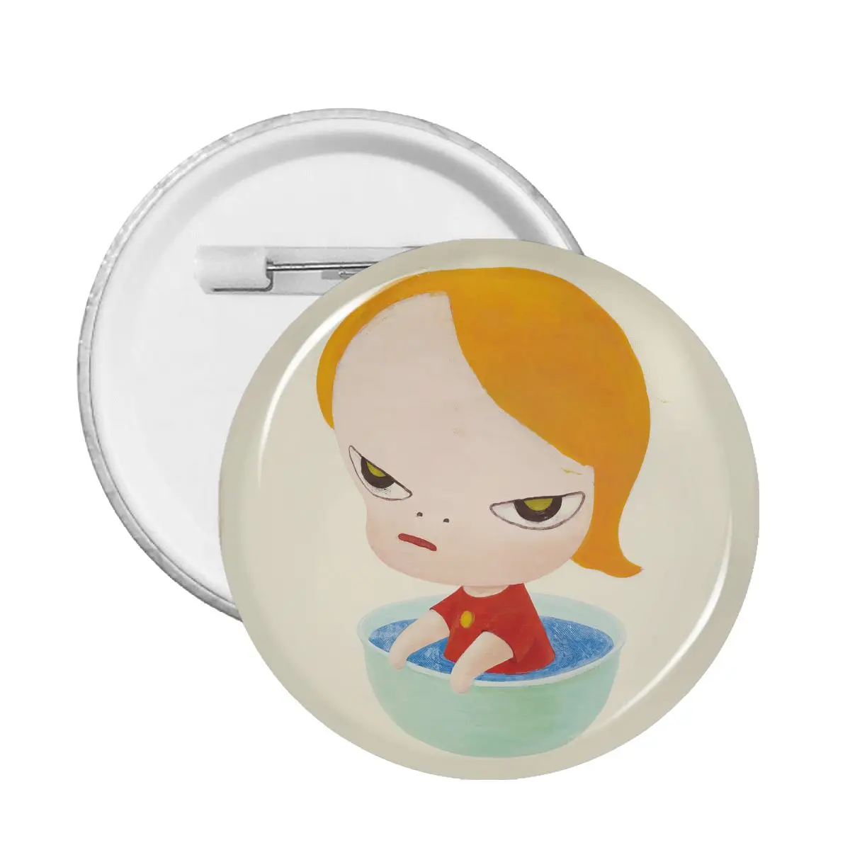 

Значок из ПВХ Yoshitomo Nara, потрясающие аксессуары для ювелирных изделий, подарок для воротника, броши с мультяшным рисунком, булавки