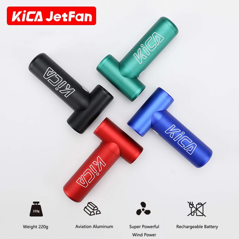 KICA Jetfan เครื่องเป่าลมไฟฟ้า Mini Turbo พัดลมไร้สาย Compressed Air Duster Cleaner สำหรับคอมพิวเตอร์ชาร์จได้แบบพกพา BBQ พัดล...