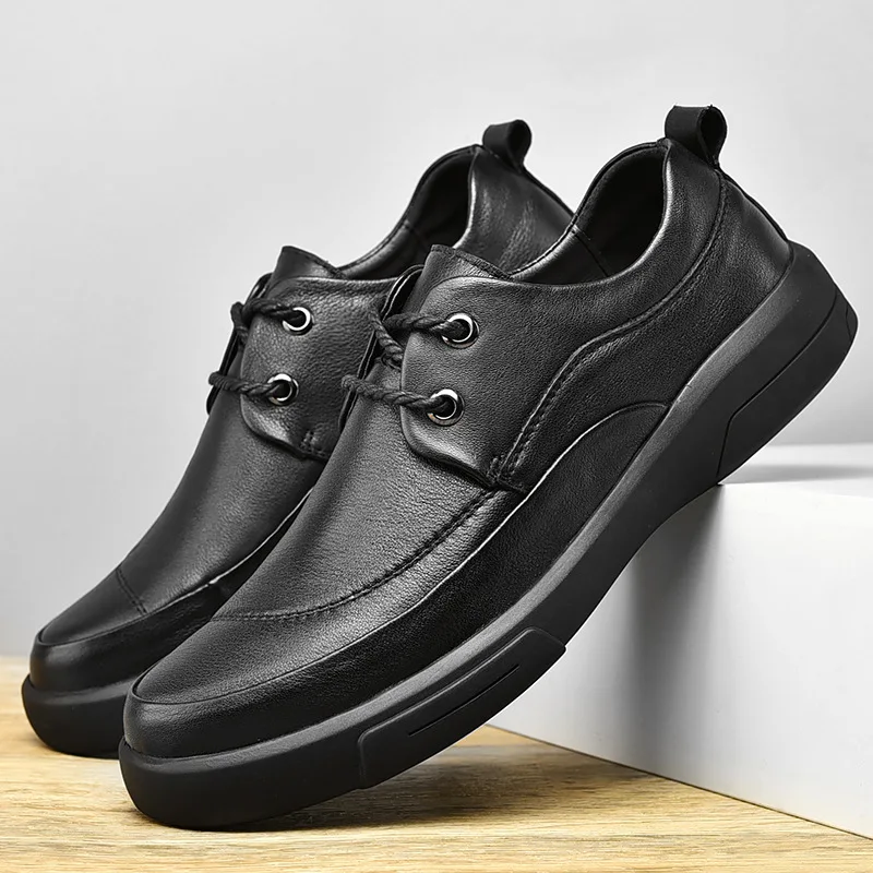 Rubber leather shoes Clearance