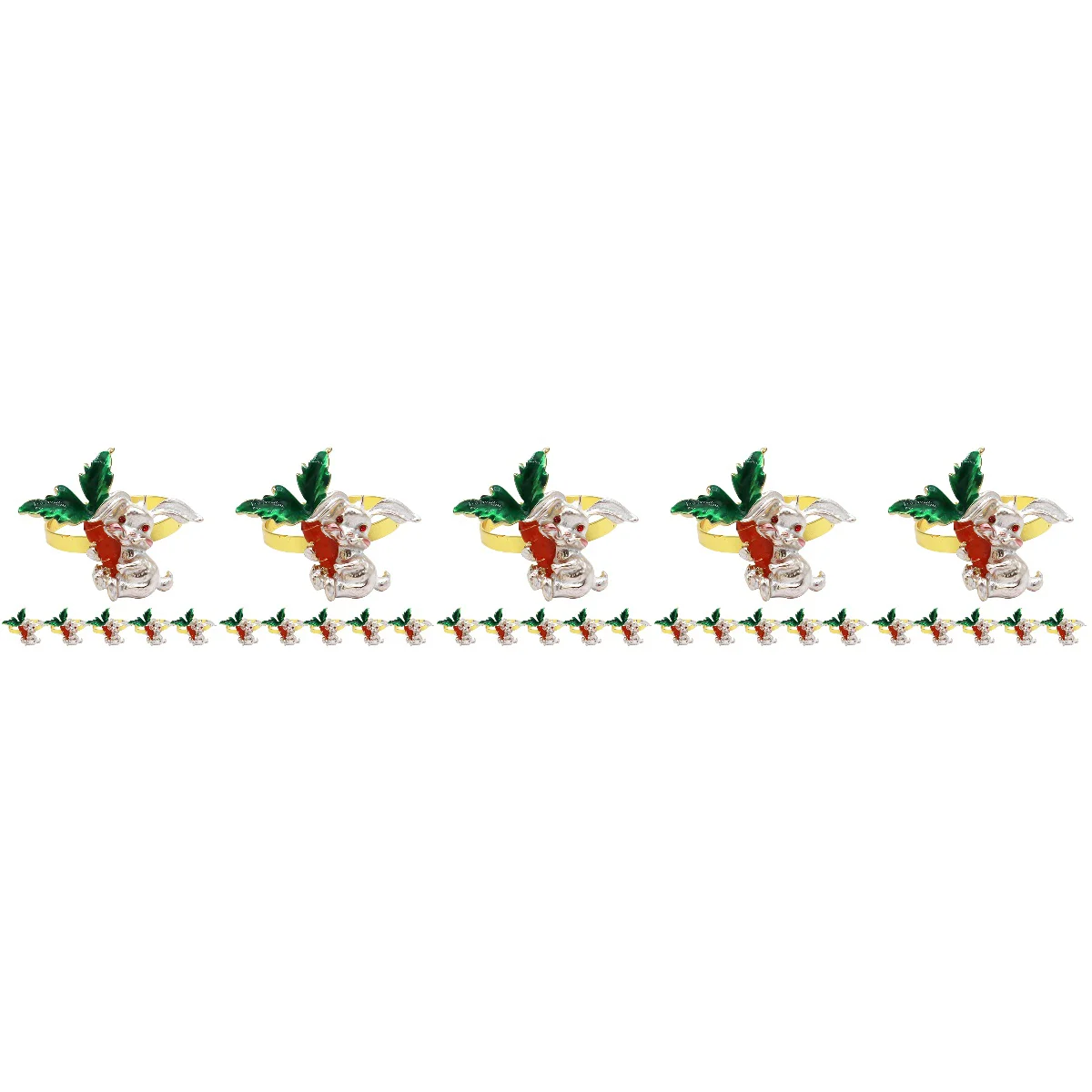 

30 Napkin Rings Rabbit Napkin Holder for Dinner Party Banquet