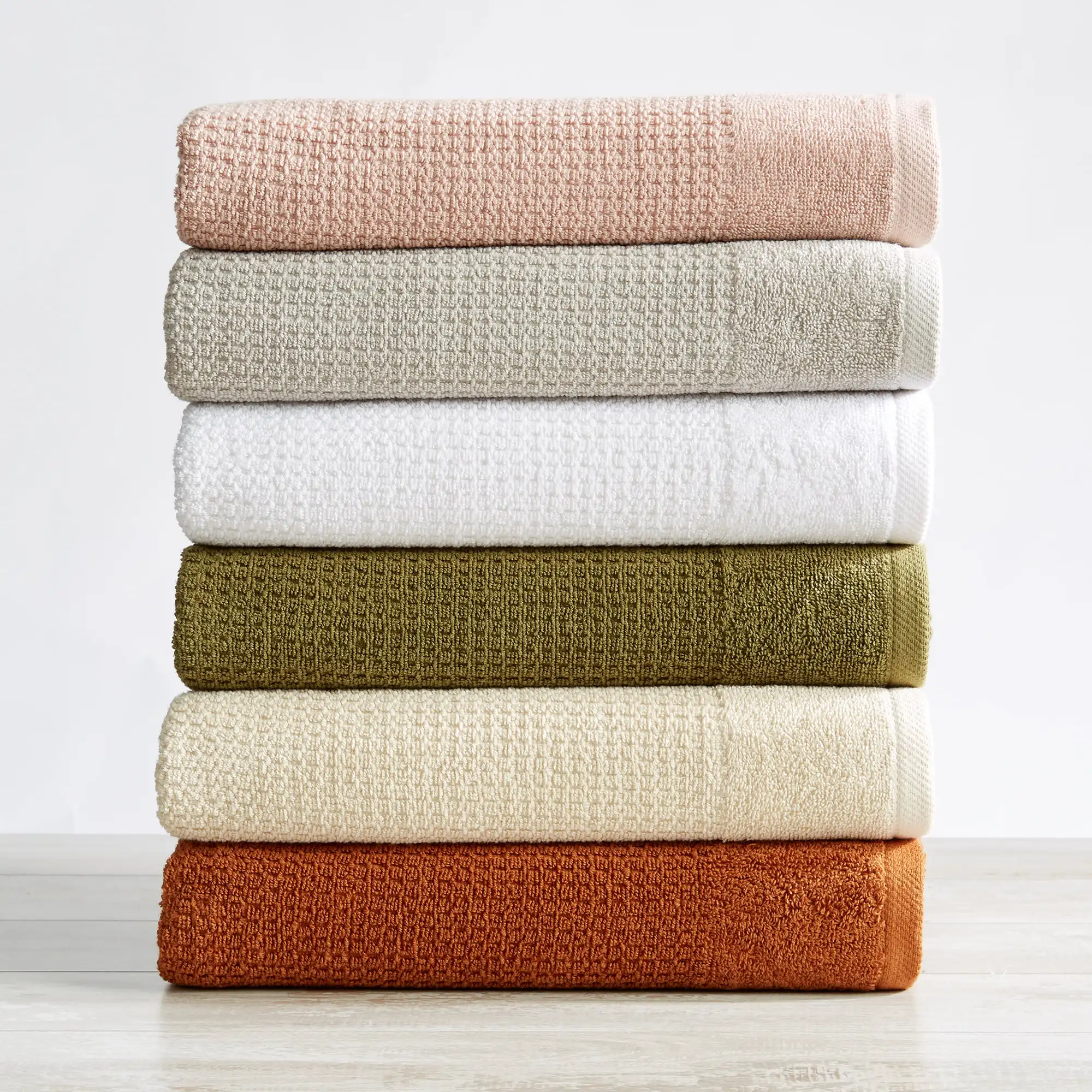 

Dry Towel Set 6 Piece Set, Dark Olive Face Bath Towels wash cleaning