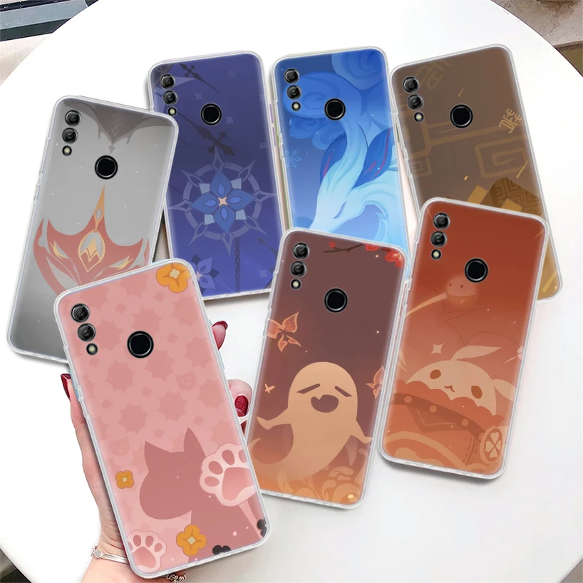 

Game Genshin Impact Coque Phone Case For Huawei Honor 8A 8S 8X 9X 10 Lite 9 20 Pro Y5 Y6 Y7 Y9S P Smart Z 2019 2021 Soft Cover
