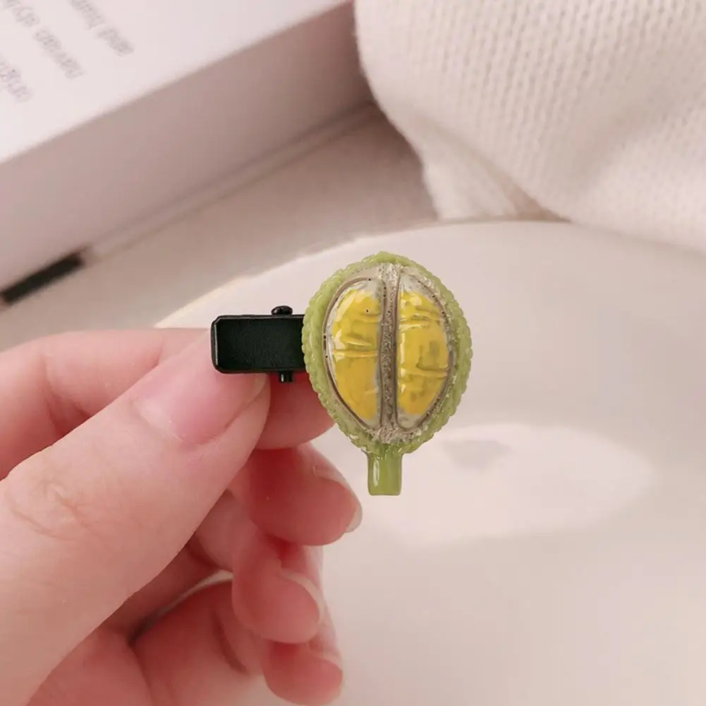 Заколка для волос с тропическими фруктами 3D Двойная заколка реквизит фото