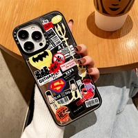 fashion marvel labels phone case cover for iphone 13 12 pro max 11 8 7 6 s xr plus x xs se soft case