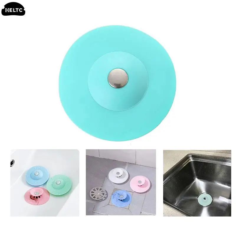 

1pcs Kitchen Sink Filter Shower Drain Hair Catcher Stopper Bathroom Floor Drain Cover Universal Anti-clogging Sink Strainer 10cm