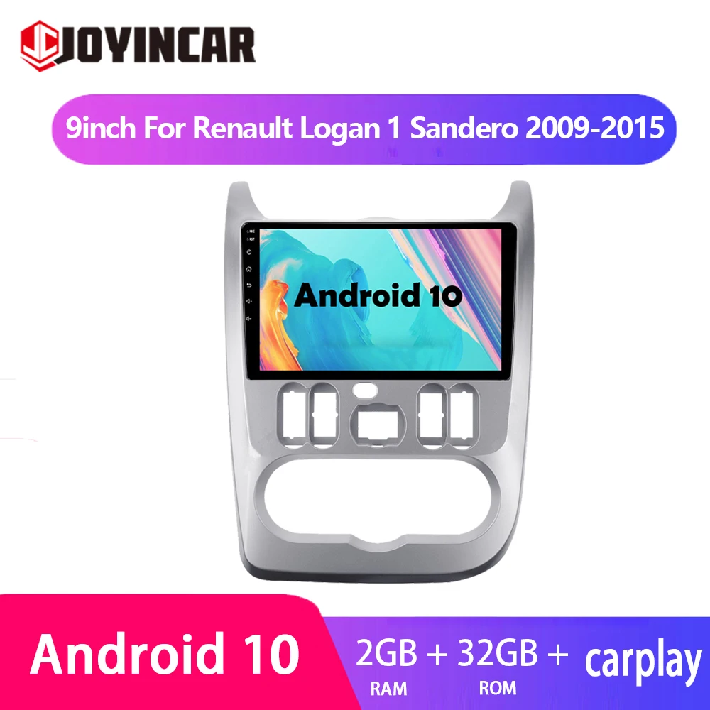 

Автомагнитола 2DIN, Android 10, GPS-навигация для Renault Logan 1 Sandero 2009-2015 Dacia Duster, автомобильный стерео Мультимедийный Плеер