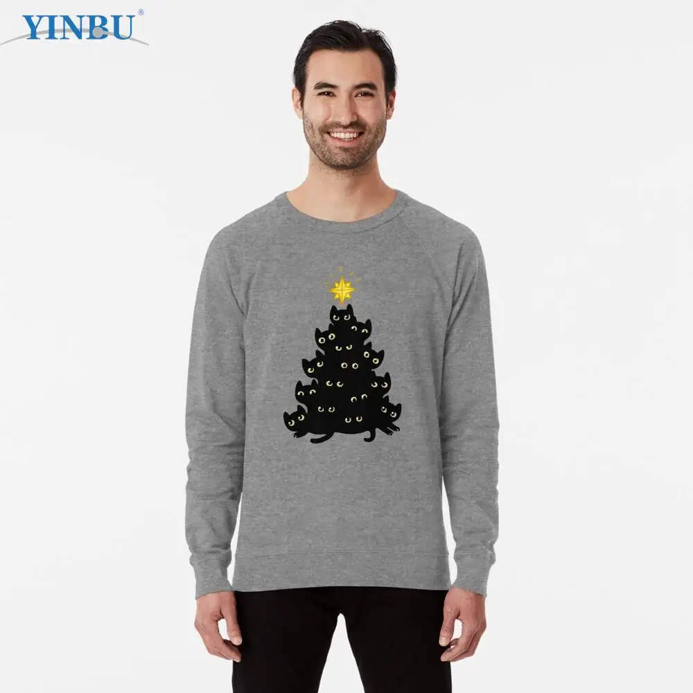 

Meowy Christmas Lightweight Sweatshirt fashion streetwear Men's clothes