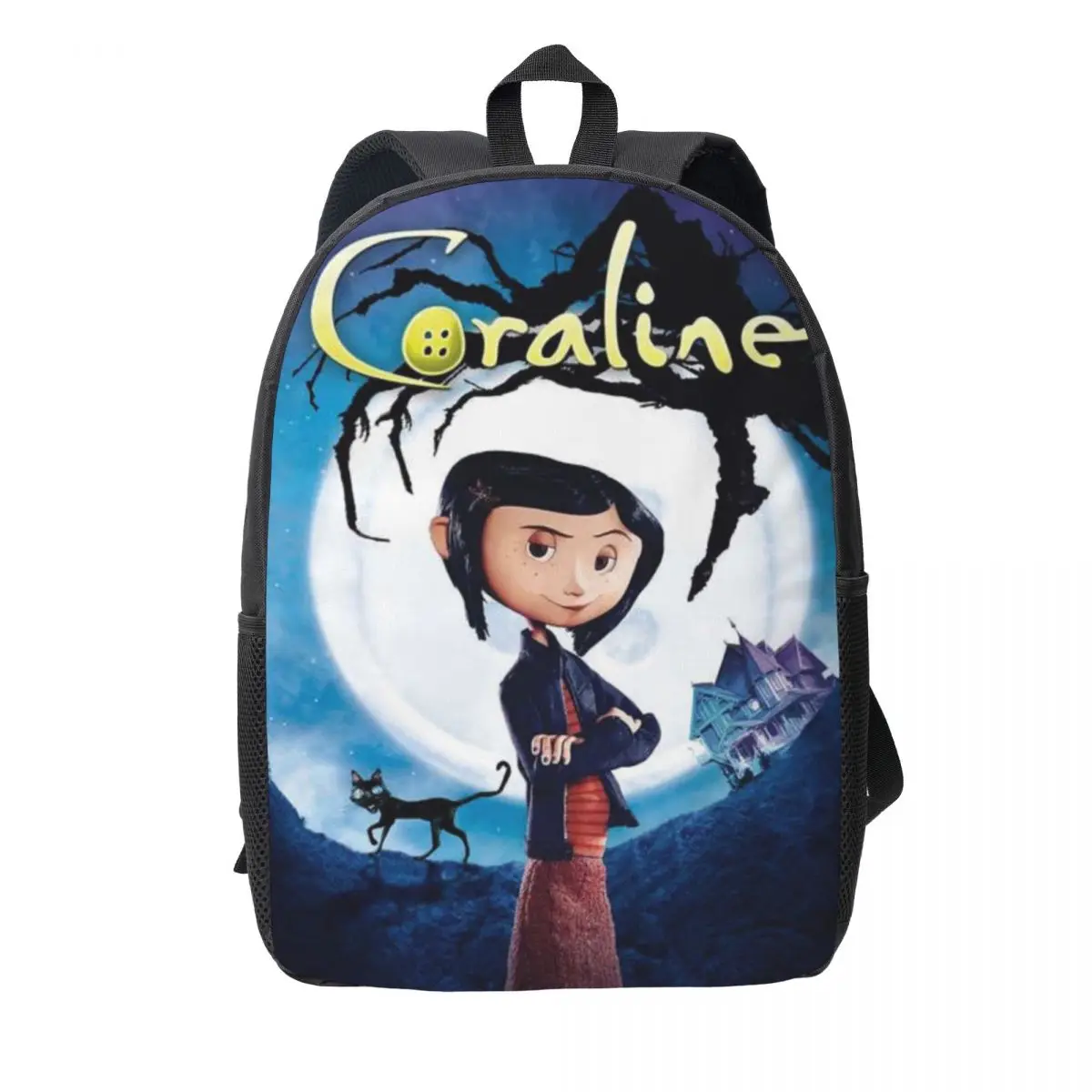 Рюкзаки C-CoralineS с аниме-фильмом для женщин мужчин мальчиков и девочек сумка книг