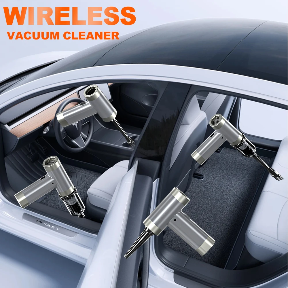 SZUK Odkurzacz samochodowy Przenośna dmuchawa powietrza o dużej mocy Bezprzewodowa maszyna czyszcząca Mini ręczny elektryczny turbo Wentylator