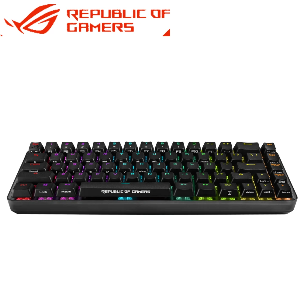 Asus Rog Falchion Nx 65% Wireless Game Mechanical Keyboard 68 Key Usb Bluetooth Rgb Backlight Nx Axis Dual Mode Connection Gamer