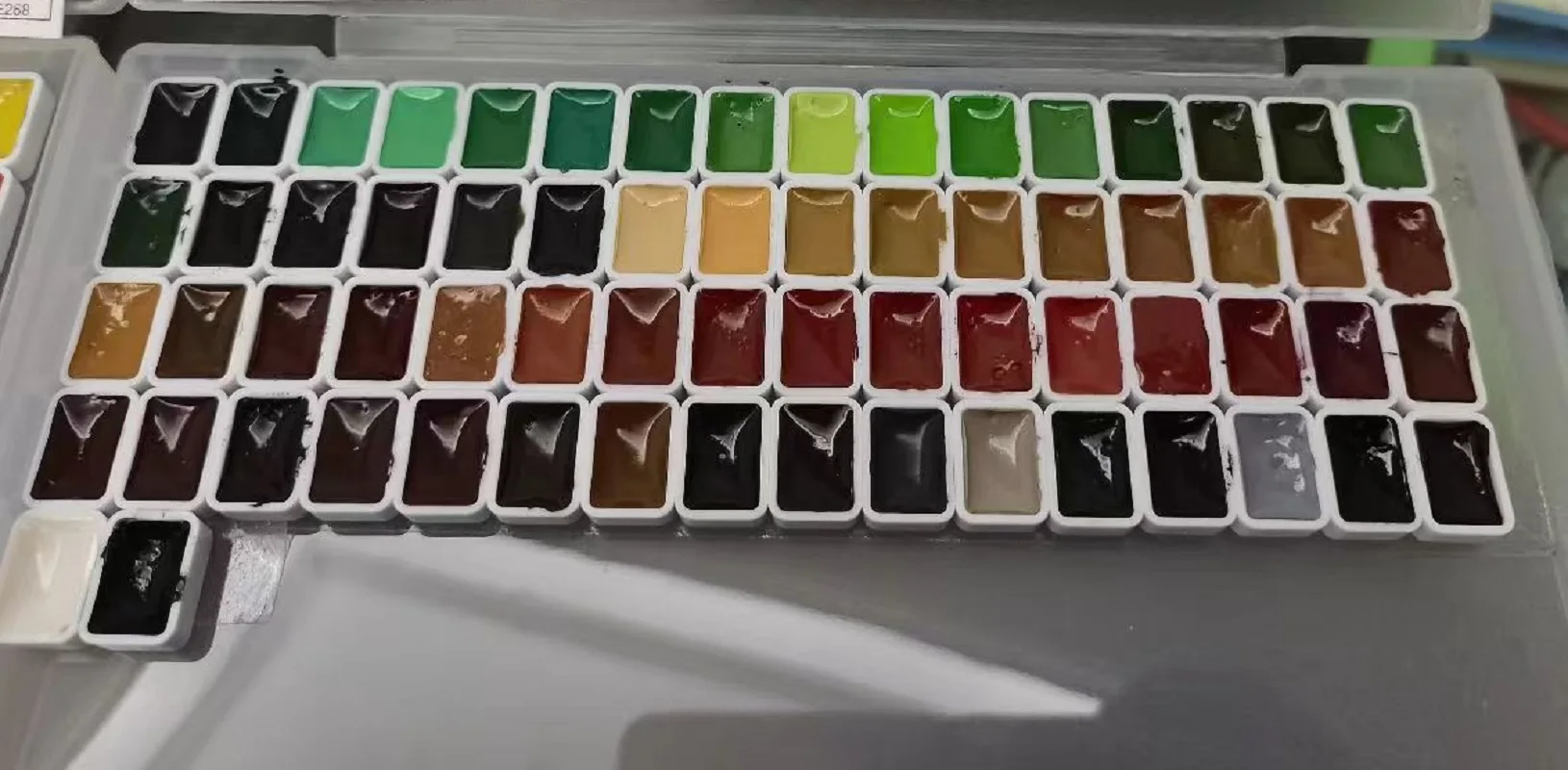 Оригинальная Акварельная пигментная упаковка старого голландского класса для