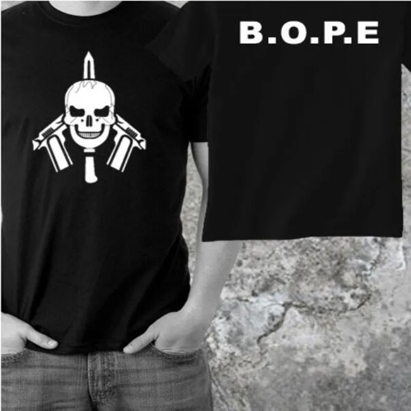 

Brazil BOPE NEGRA 2 Special Force Army Men T-Shirt Short Sleeve Casual Cotton O-Neck Summer Shirt