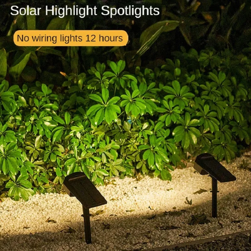 Солнечный прожектор уличный садовый для газона плагин украшение сада виллы