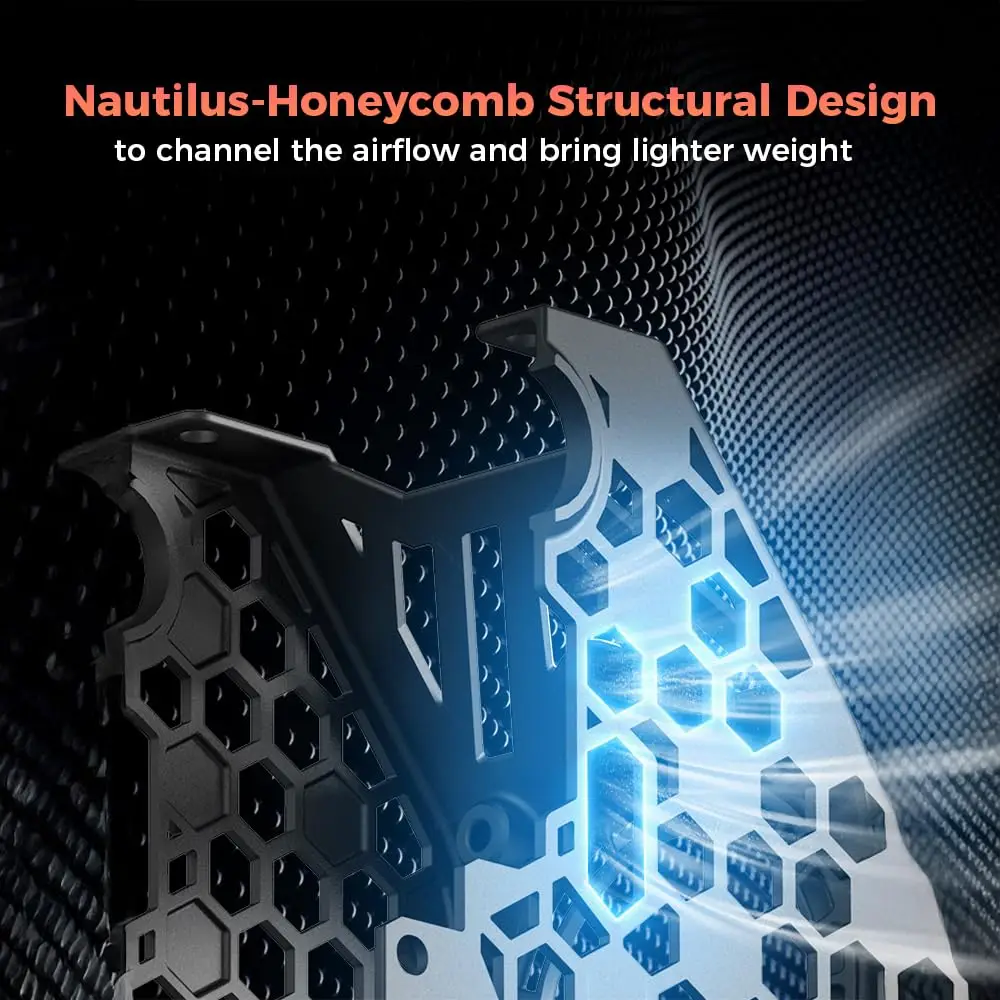 Фото Вентиляционный канал Creality BEN2C NAUTILUS K1 MAX 360 °   Круглый вентиляторный воздуховод для 3D-принтеров K1 Max/K1C/K1 SE: Улучшенные аксессуары №4