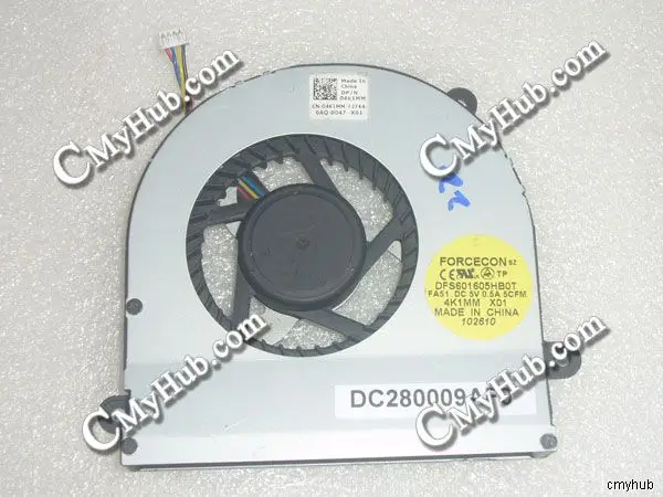 Для Dell Alienware M17X R3 R4 p18e CN-04K1MM 0FKDN8 0THPDJ 04K1MM FKDN8 THPDJ DFS 601605 HB0T FA51 DC 280009 Вентилятор
