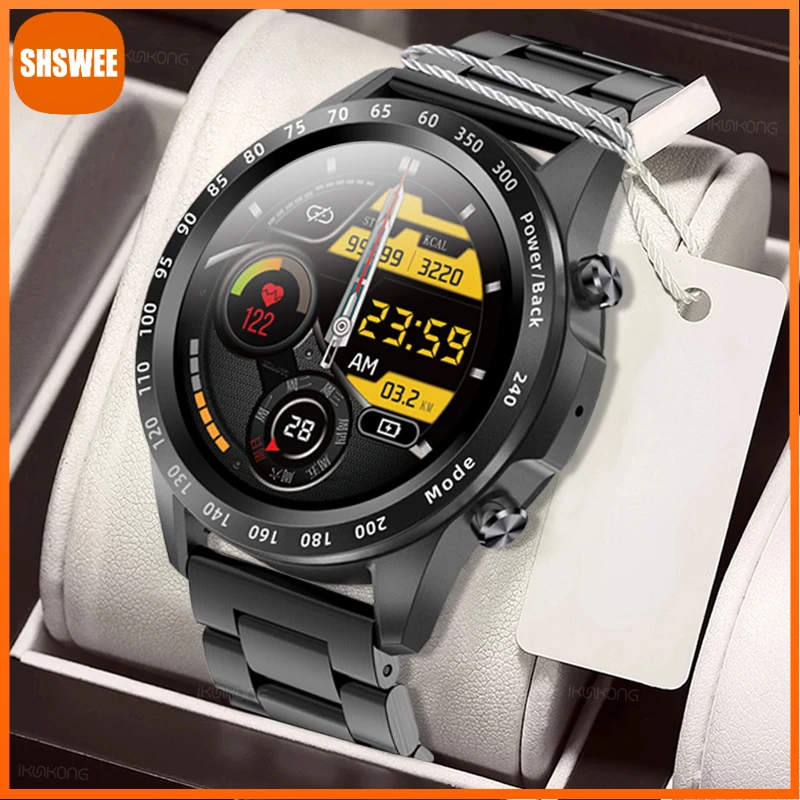 

For Huawei Xiaomi Men Smart Watch Heart Rate Blood Pressure IP67 Waterproof Fitness Watch Bluetooth Call Smartwatch Music Clock