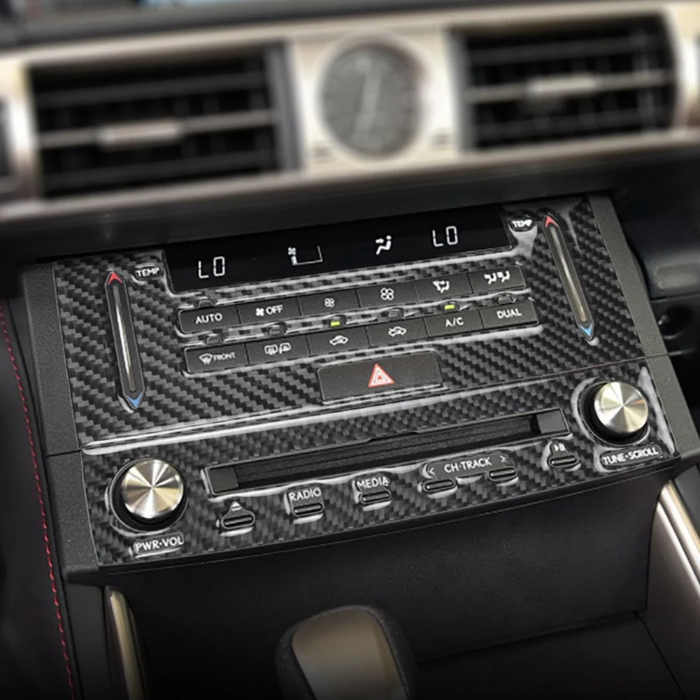 Настоящее углеродное волокно для Lexus IS250 IS200 IS 350 2013-2019 Автомобильная центральная