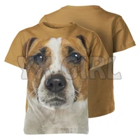 2022 summer fashion men t shirt dogs jack russell terrier 3d all over printed t shirts funny dog tee tops shirts unisex tshirt