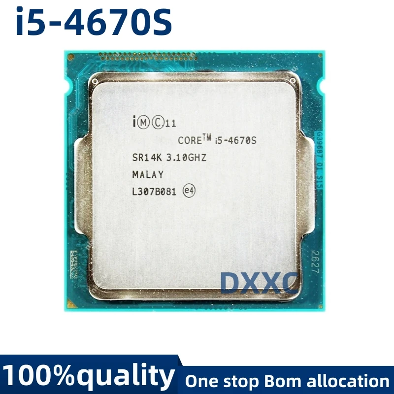 

For Core i5-4670S I5 4670S 3.1GHz Quad-Core 6M 65W LGA 1150 CPU Processor