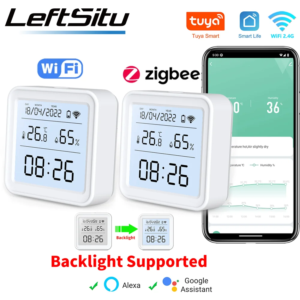 

Tuya Zigbee Датчик температуры и влажности
