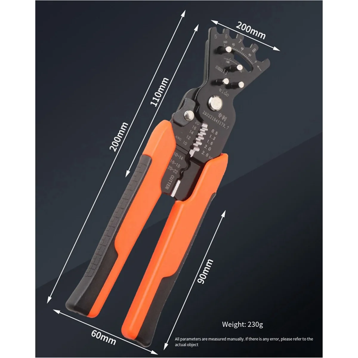 Щипцы для снятия изоляции 5-в-1 многофункциональные плоскогубцы сгибания