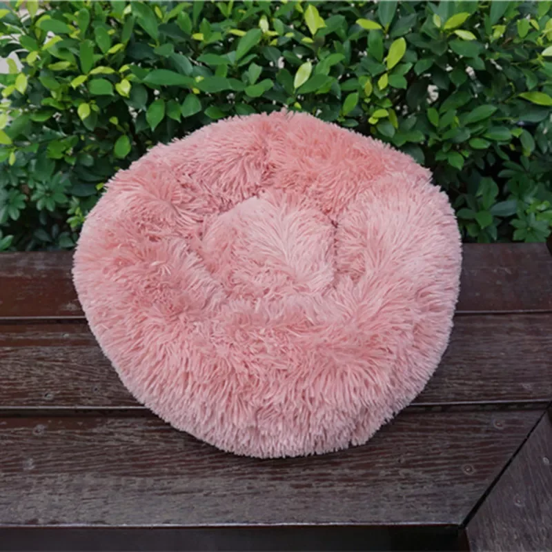 

2023 Soft Dog Bed Round Washable Plush Cat Bed House For Dogs Bed Pet Dog Mat Sleeping Dropshipping Center 2022 Best Selling Pro