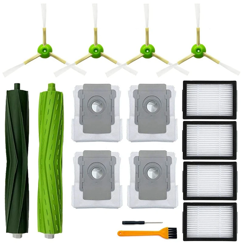 

Запчасти для пылесоса Irobot Roomba I7 E5 E6 E7, основная и боковая щетки, фильтр НЕРА