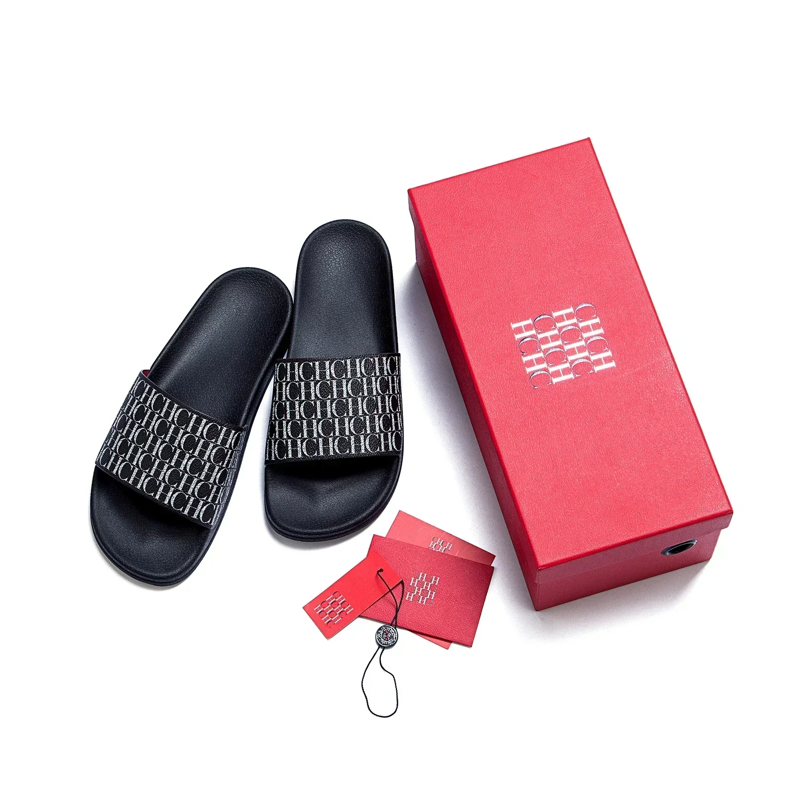 Женские тапочки CH BY CHARO из ПВХ удобные для кожи водонепроницаемые поднимающиеся