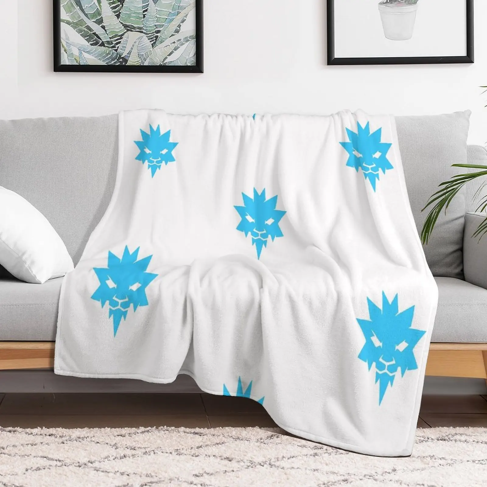 Зейн Джулиан/лед логотип Лев декоративное диванное одеяло теплые зимние
