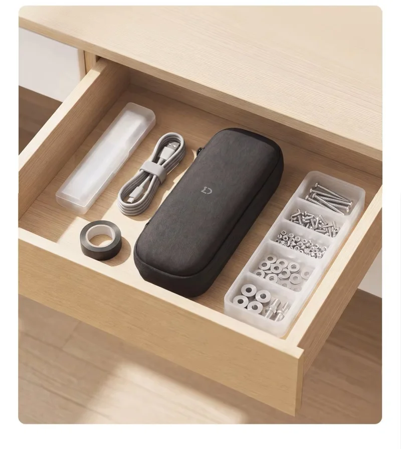 Фото Беспроводная отвертка Xiaomi Mijia с прямым шнуром, перезаряжаемая через USB-C, 3 режима крутящего момента, 4 Н·м, двойной режим, магнитные насадки, LED-подсветка, инструмент для домашнего ремонта №4