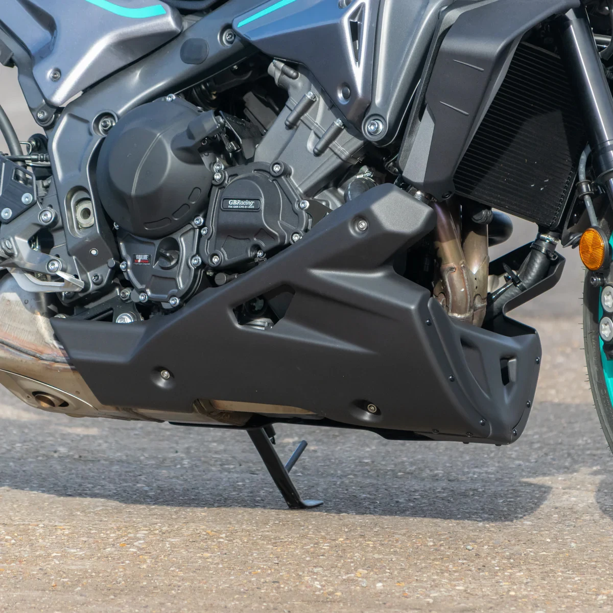 Фото Новый Yamaha MT-09 SP 2021-2025 мотоциклетный поддон, шасси двигателя, спойлер, обтекатель, защитная крышка, защита №3