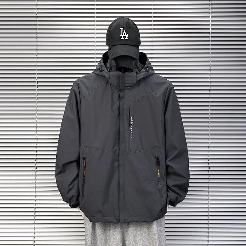 

Куртка мужская для альпинизма, Короткая свободная большая Повседневная модная универсальная куртка, весна-осень