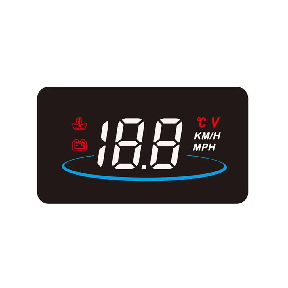 

Head Up Display Car HUD Replacement Speed Speedometer A100X Accessories Atmosphere Light Fittings OBD2 12 V Parts
