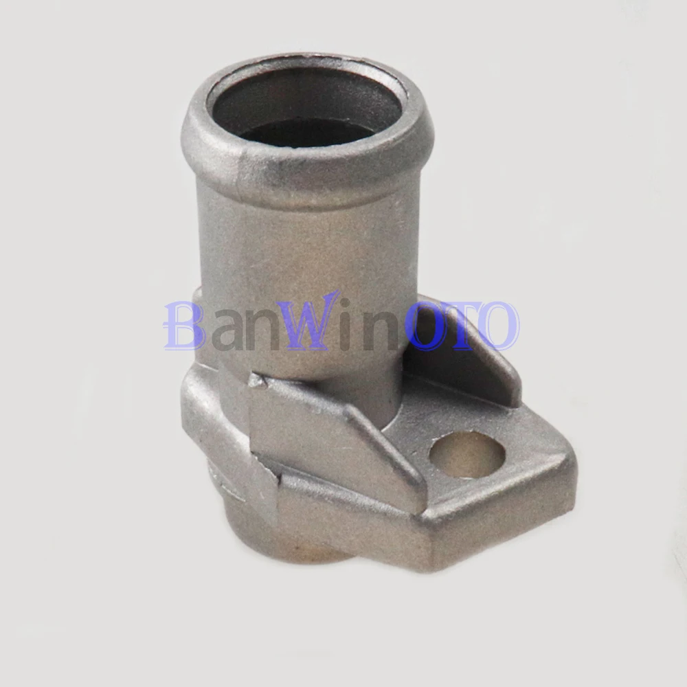 

Алюминиевый шланг охлаждения радиатора двигателя, шланг охлаждающей жидкости, фланцевая труба для выхода воды, подходит для Audi 80 100 90 A6 034121143 E 034 121 143E