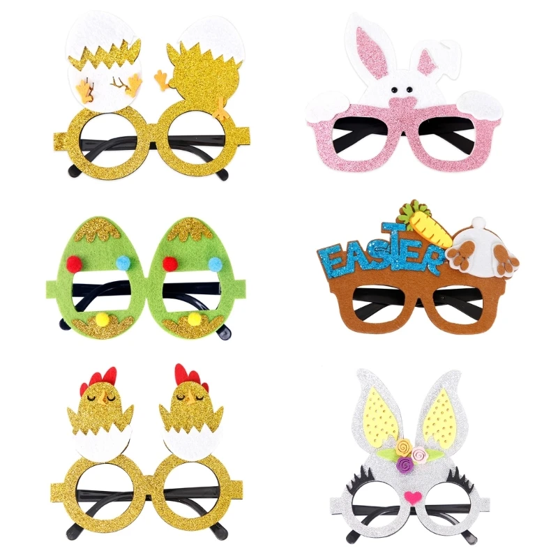 

Rabbit Glasses For Kids Easter Glasses Easter Bunny Glasses Easter egg Glassses Easter Party Glasses Egg glasses Frame