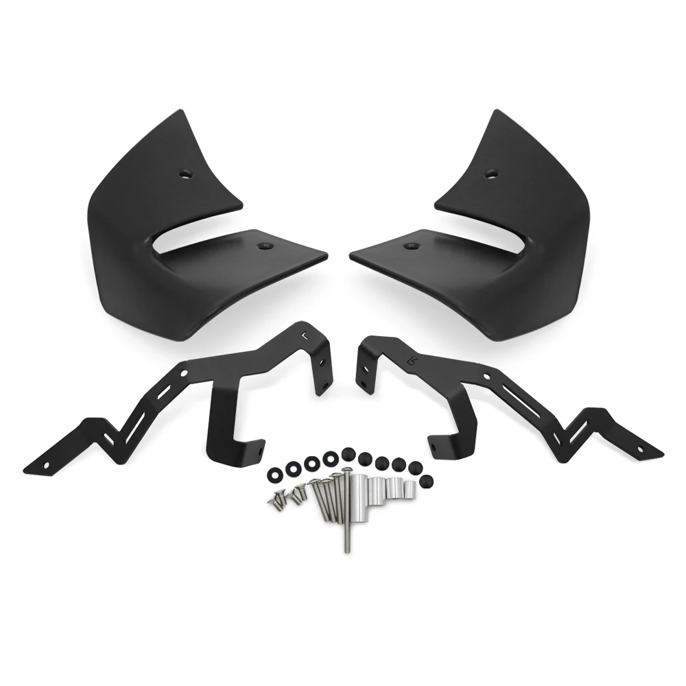 Фото Для мотоцикла KAWASAKI Z650 Z 650 2020-2026 2025 2024: Аэродинамические передние спойлеры, боковые фиксированные ветровые дефлекторы, винглеты №2