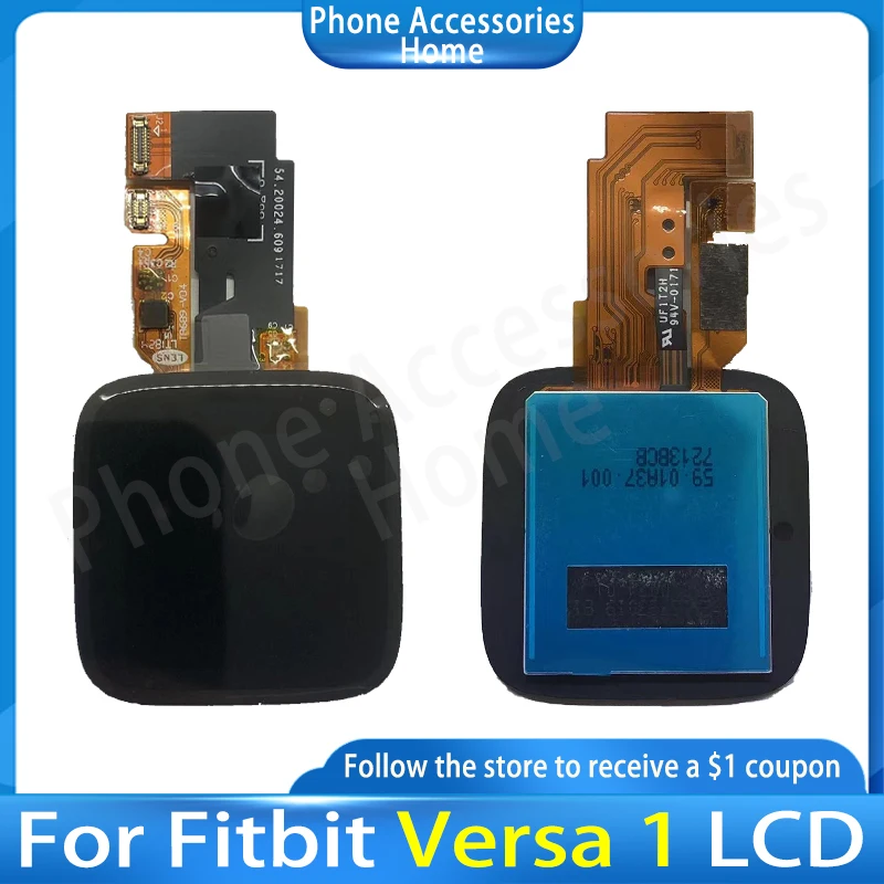 

Original For Fitbit Versa 1 LCD FB504 FB505 Display Touch Screen Digitizer Screen For Fitbit Versa1 Smart Watch LCD Replacement