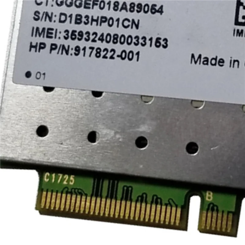 Фото B27B 5X L850-GL LT4210 FDD-LTE TDD-LTE Модуль карты 4G SPS, 917823-001 для ноутбука 430 440 450 G5 №2