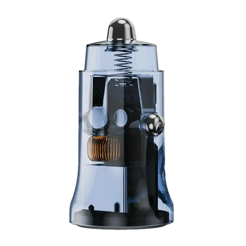 

Автомобильное зарядное устройство для телефона, прозрачное автомобильное зарядное устройство типа C с двумя портами USB, автомобильный адап...