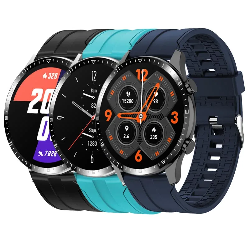 

ST6 Pro Smart Watch 1.32in HD Screen Bluetooth Call Recording Function Fitness Tracker Heart Rate Monitor Business Smartwatch